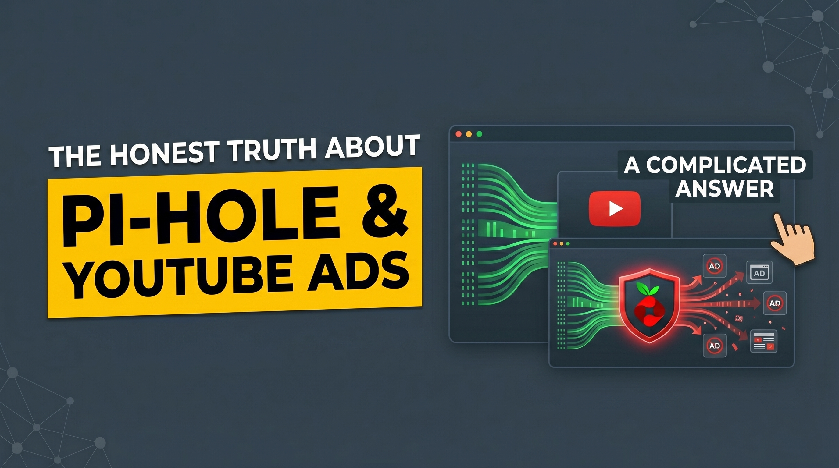 Pi-hole YouTube Ads Tutorial Preview