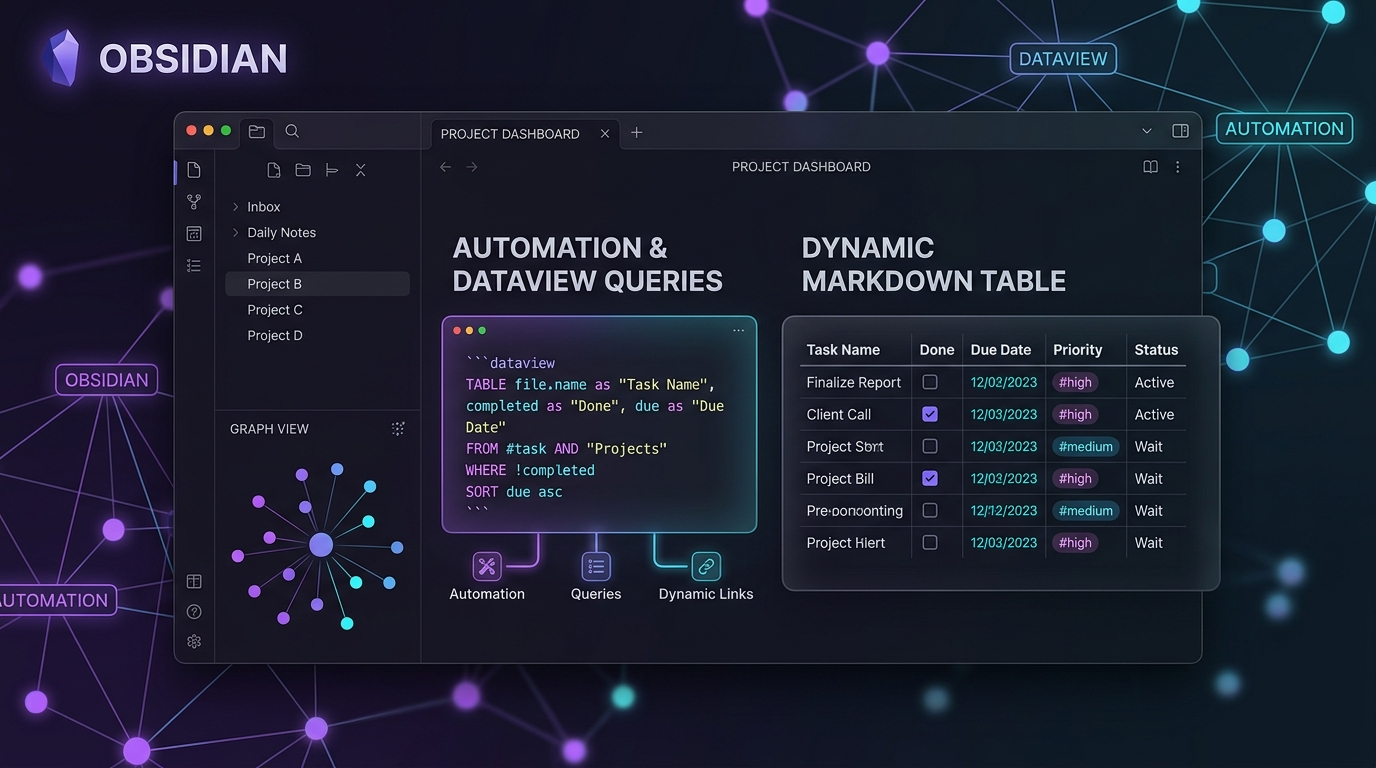 Obsidian Dataview Snippets Preview
